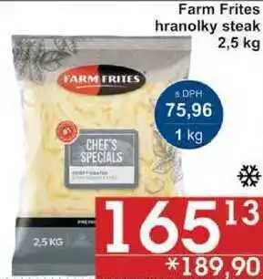 Jip Farm frites hranolky steak, 2,5 kg nabídka