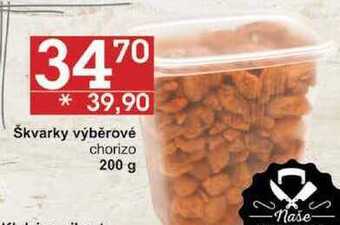 Jip Škvarky výběrové chorizo, 200 g nabídka