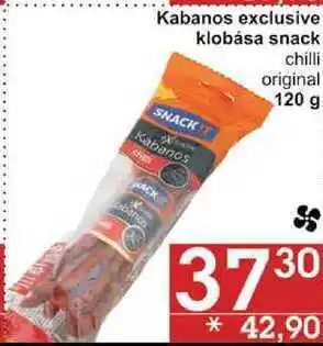 Kabanos exclusive klobása snack chilli, 120 g
