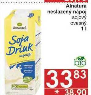 Jip Alnatura neslazený nápoj sojový, 1 l nabídka