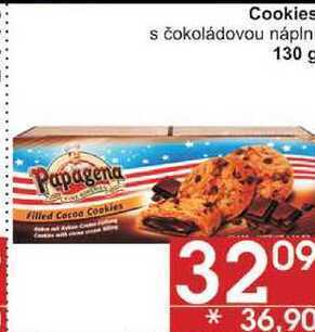 Jip Cookies s čokoládovou náplní, 130 g nabídka