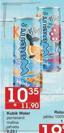 Jip Kubik water pomeranč, 0,25 l nabídka