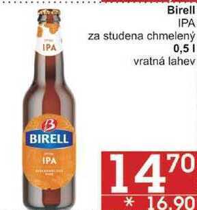 Jip Birell ipa za studena chmelený, 0,5 l nabídka