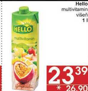 Jip Hello multivitamin, 1 l nabídka