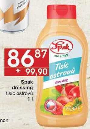 Jip Spak dressing tisíc ostrovů,1 l nabídka