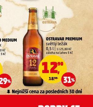 Pivo ostravar premium