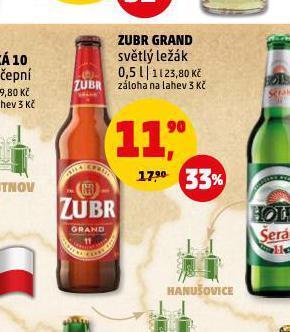 Penny Market Pivo zubr grand nabídka