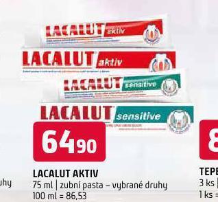 Terno Lacalut zubní pasta nabídka
