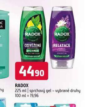 Terno Radox sprchový gel nabídka