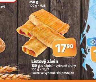 Coop Listový závin nabídka