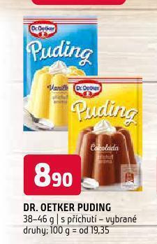 Terno Dr. oetker puding nabídka