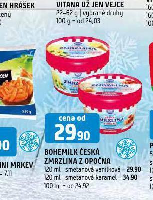Terno Bohemilk česká zmrzlina nabídka