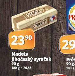 Coop Jihočeský syreček nabídka