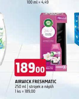 Terno Airwick freshmatic osvěžovač vzduchu nabídka