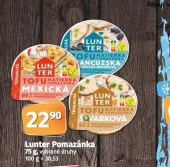 Coop Lunter pomazánka nabídka