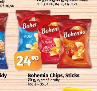 Coop Bohemia chips nabídka