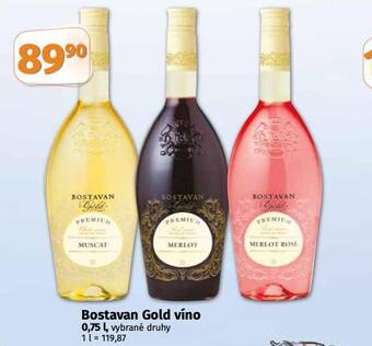 Coop Bostavan gold víno nabídka