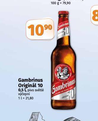 Coop Pivo gambrinus nabídka
