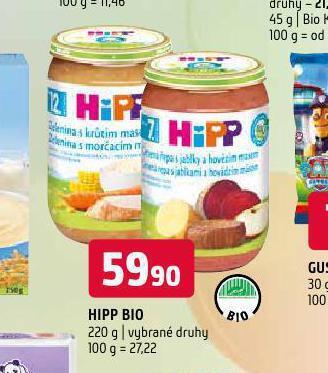 Terno Hipp bio nabídka