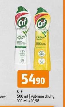 Terno Cif krém nabídka