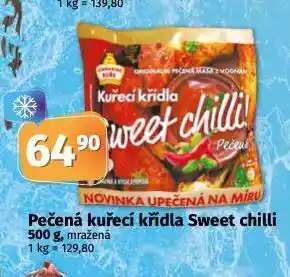 Pečená kuřecí křídla sweet chilli