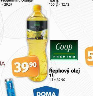 Coop Řepkový olej nabídka