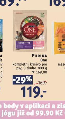 Rossmann Purina one kompletní krmivo pro psy nabídka