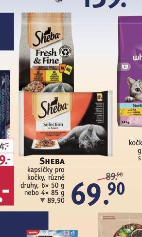 Rossmann Sheba kapsičky pro kočky nabídka