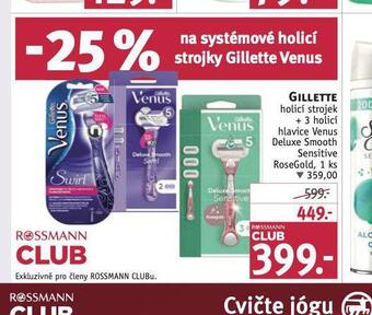 Rossmann Gillette holicí strojek nabídka
