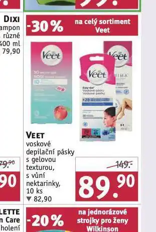 Veet voskové depilační pásky
