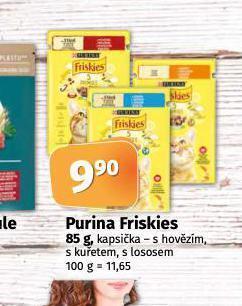 Coop Purina friskies kapsičky pro kočky nabídka