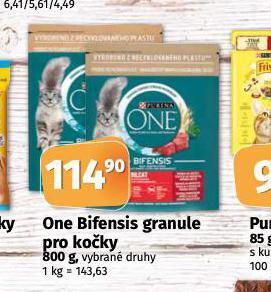 Coop Purina one granule pro kočky nabídka