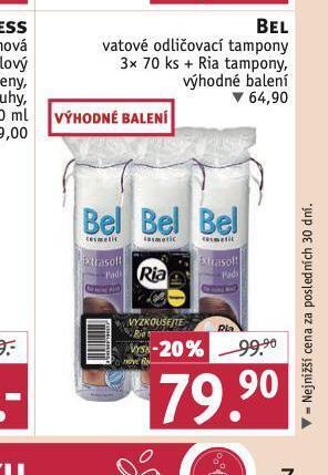 Rossmann Bel vatové odličovací tampony nabídka
