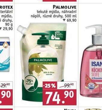 Rossmann Palmolive tekuté mýdlo nabídka