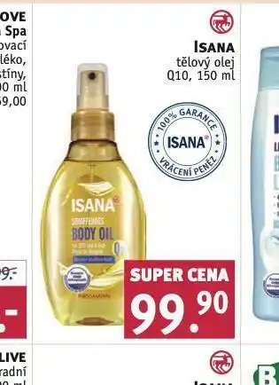 Isana tělový olej