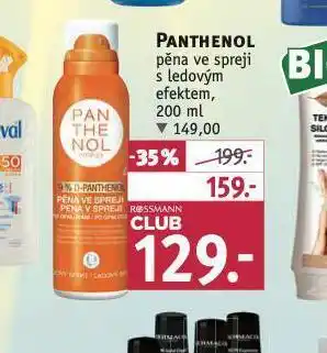 Rossmann Panthenol pěna ve spreji nabídka