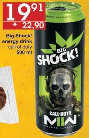 Jip Big shock! energy drink call of duty, 500 ml nabídka