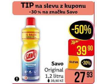 Teta Savo original dezinfekční prostředek 1,2l nabídka