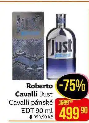 Teta Roberto cavalli just cavalli pánské edt 90 ml nabídka