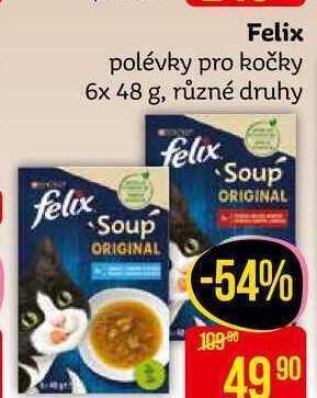 Teta Felix polévky pro kočky 6x 48 g nabídka