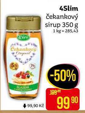 Teta 4slim čekankový sirup 350 g nabídka