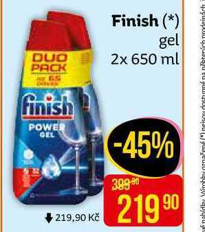 Teta Finish gel 2x 650 ml nabídka