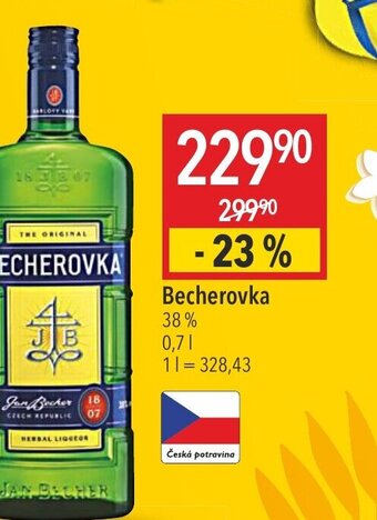 Globus Becherovka nabídka