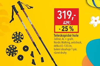 Globus Teleskopické hole nabídka