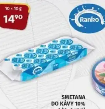 Coop SMETANA DO KÁVY 10% nabídka