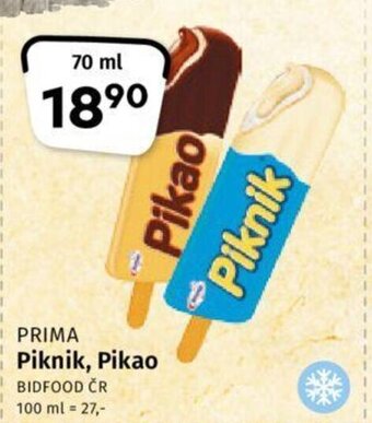 Coop PRIMA Piknik, Pikao nabídka