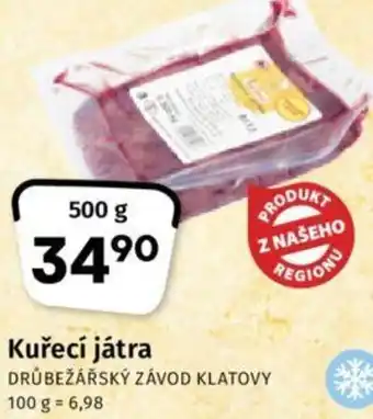 Coop Kuřecí játra nabídka