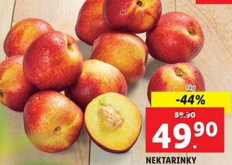 Lidl NEKTARINKY nabídka