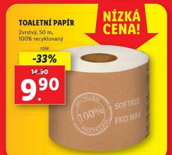 Lidl TOALETNÍ PAPÍR nabídka