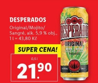 Lidl DESPERADOS nabídka